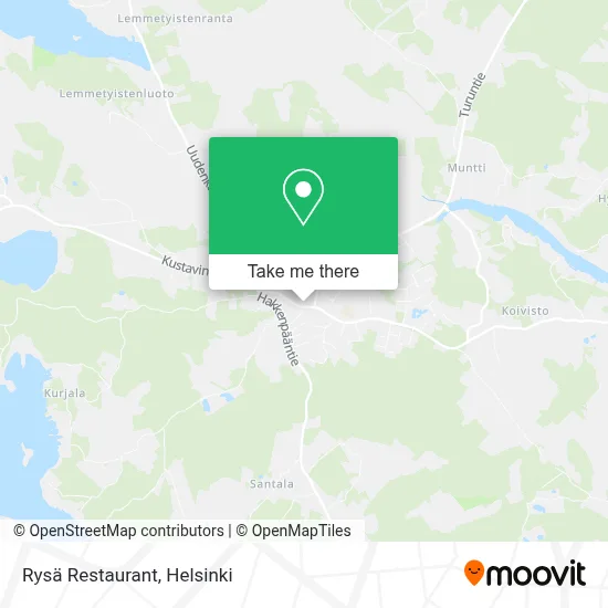 Rysä Restaurant map