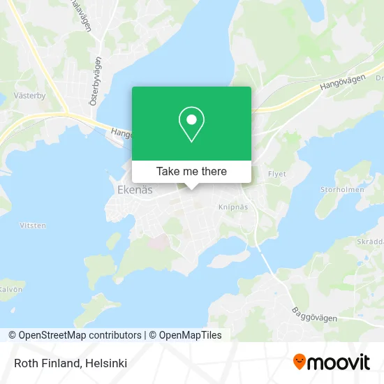 Roth Finland map