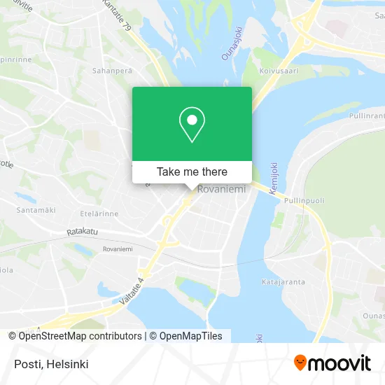 Posti map