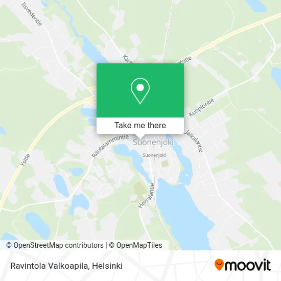 Ravintola Valkoapila map