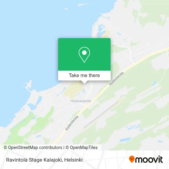 Ravintola Stage Kalajoki map