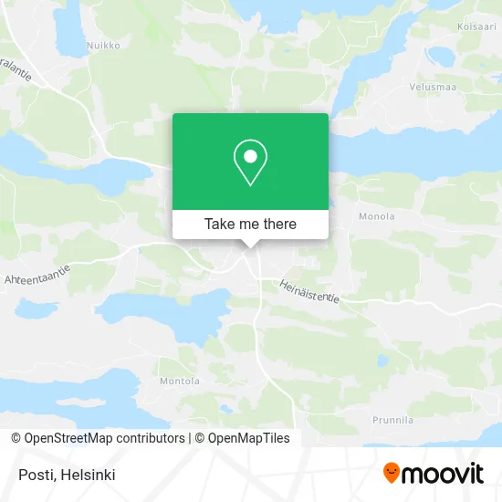 Posti map