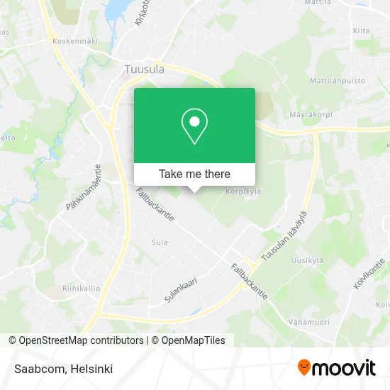 Saabcom map
