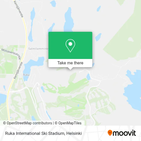 Ruka International Ski Stadium map