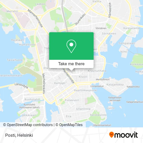 Posti map