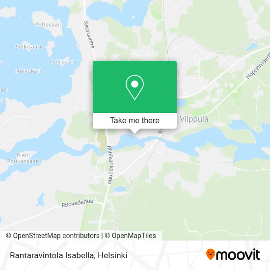 Rantaravintola Isabella map