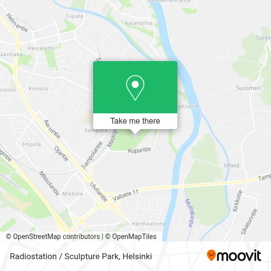 Radiostation / Sculpture Park map