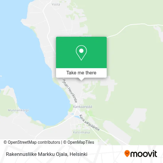 Rakennusliike Markku Ojala map