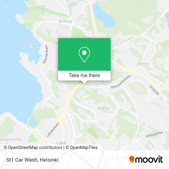 St1 Car Wash map