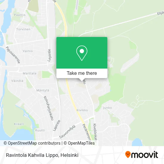 Ravintola Kahvila Lippo map