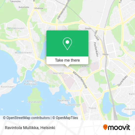 Ravintola Mullikka map