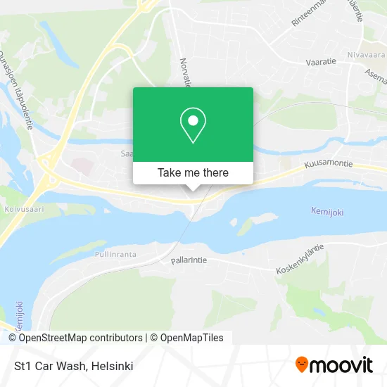 St1 Car Wash map