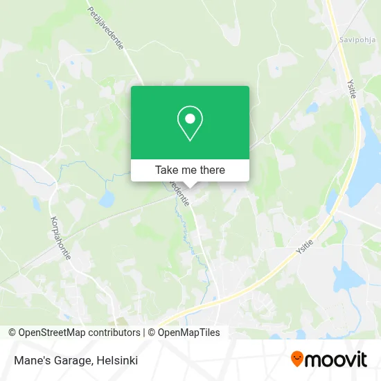 Mane's Garage map