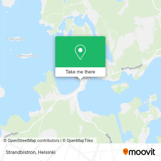Strandbistron map