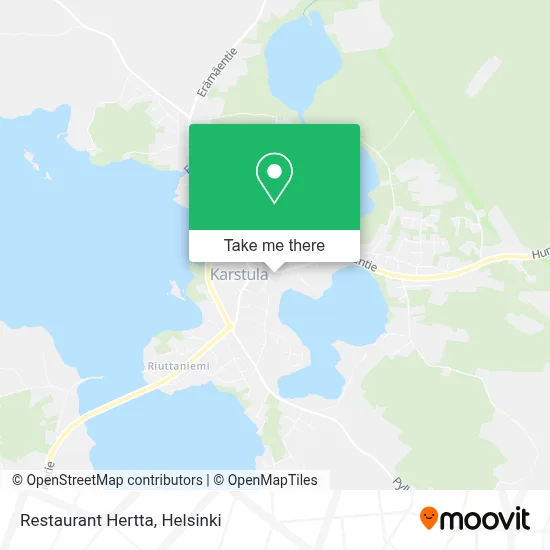 Restaurant Hertta map