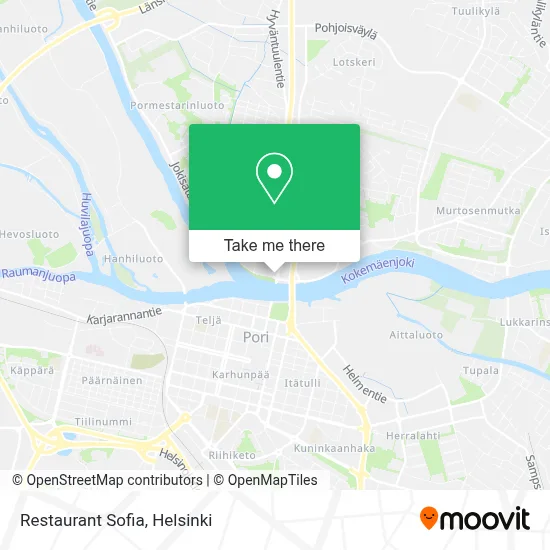 Restaurant Sofia map