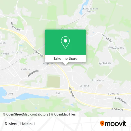 R-Menu map