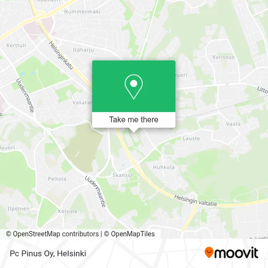 Pc Pinus Oy map