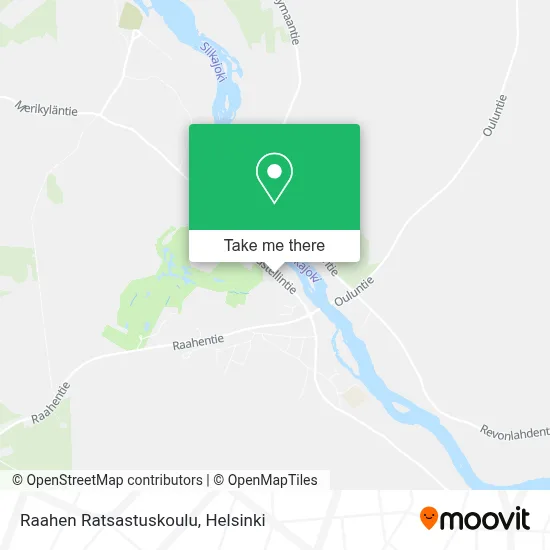 Raahen Ratsastuskoulu map