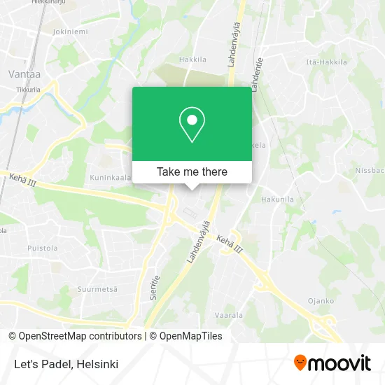 Let's Padel map