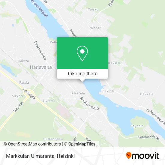 Markkulan Uimaranta map
