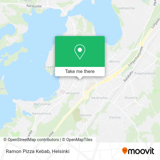 Ramon Pizza Kebab map