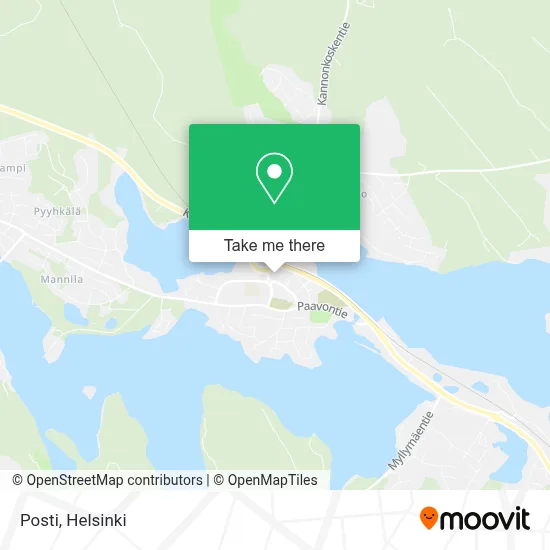 Posti map