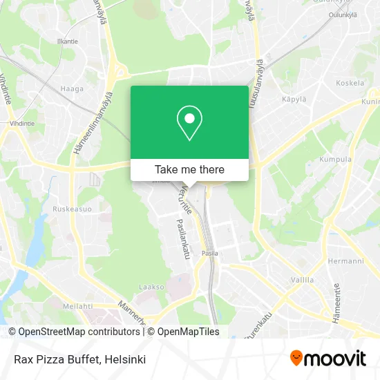 Rax Pizza Buffet map
