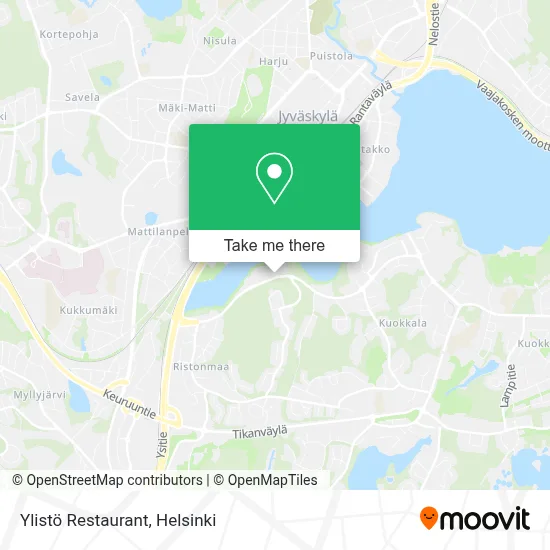 Ylistö Restaurant map