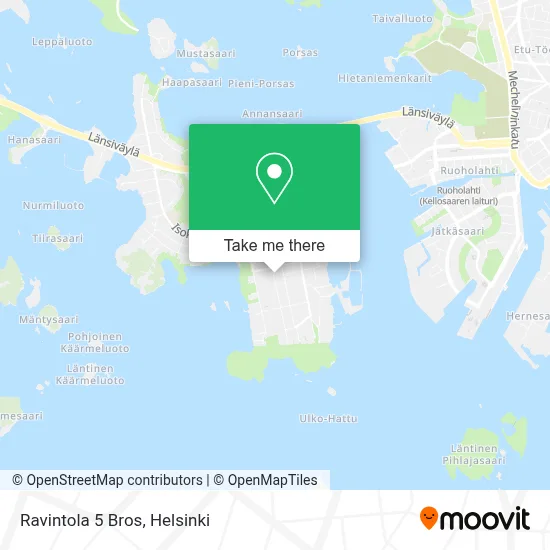 Ravintola 5 Bros map