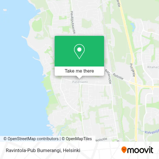 Ravintola-Pub Bumerangi map