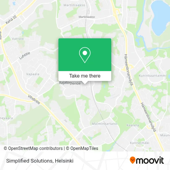 Simplified Solutions map