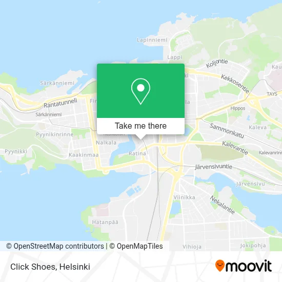 Click Shoes map