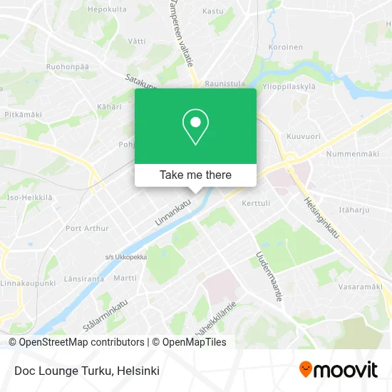 Doc Lounge Turku map