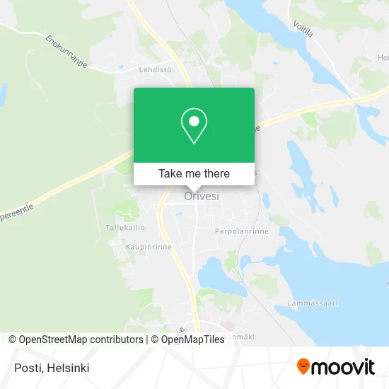 Posti map