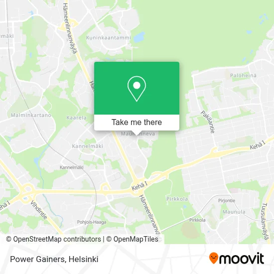 Power Gainers map