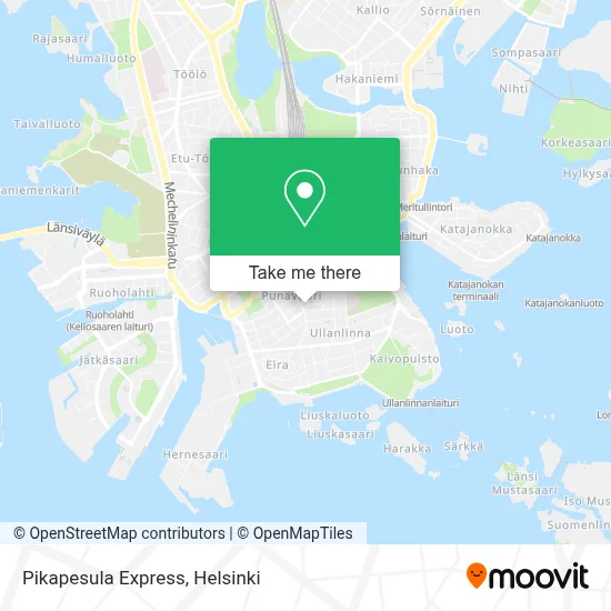 Pikapesula Express map