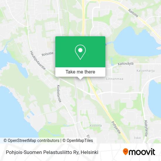 Pohjois-Suomen Pelastusliitto Ry map