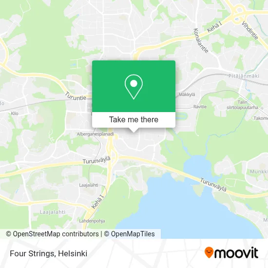 Four Strings map