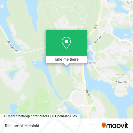 Riihilampi map