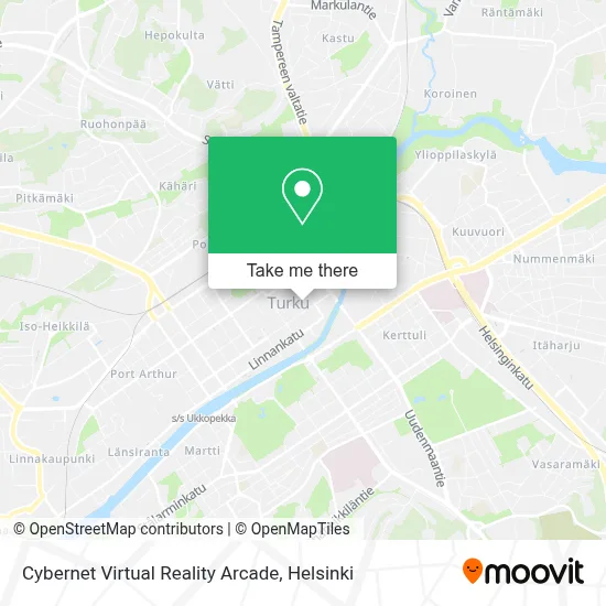 Cybernet Virtual Reality Arcade map