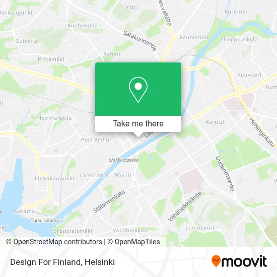 Design For Finland map