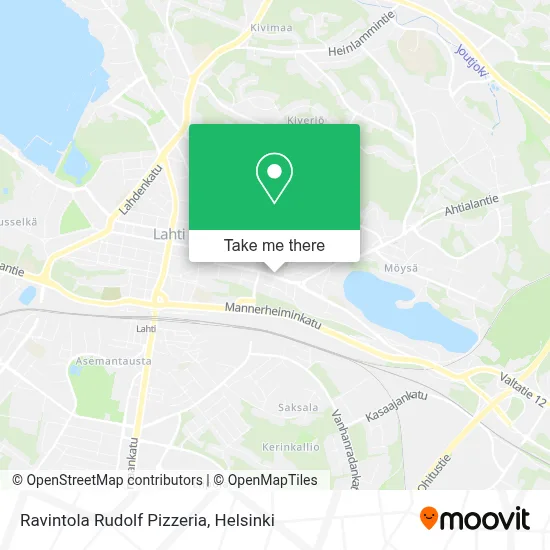 Ravintola Rudolf Pizzeria map