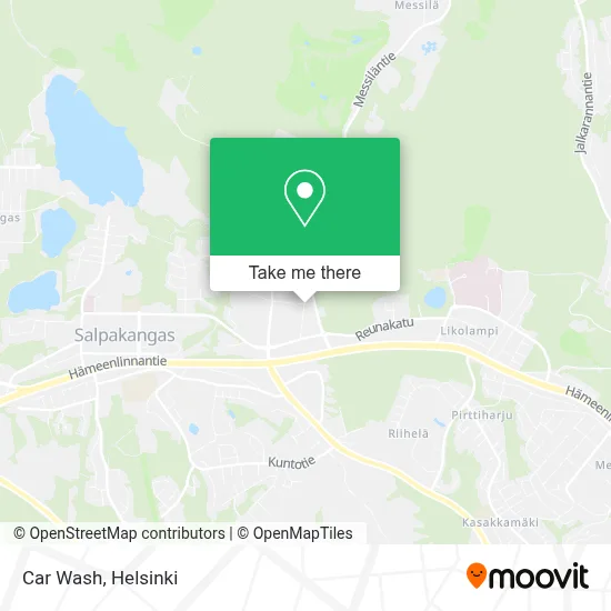 Car Wash map
