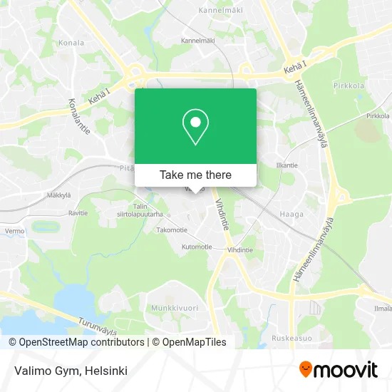 Valimo Gym map