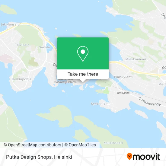 Putka Design Shops map
