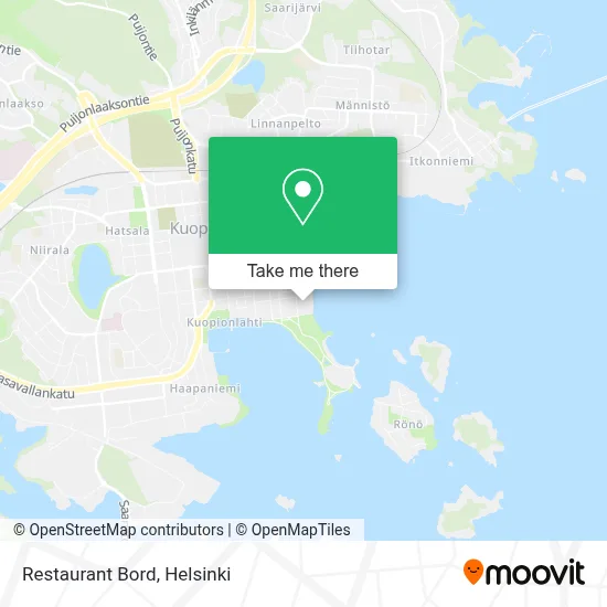 Restaurant Bord map