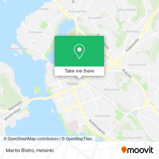 Martin Bistro map
