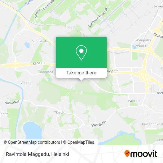 Ravintola Maggadu map