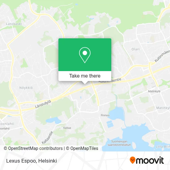 Lexus Espoo map